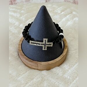 🆕 Black Onyx Bracelet, 8mm beads